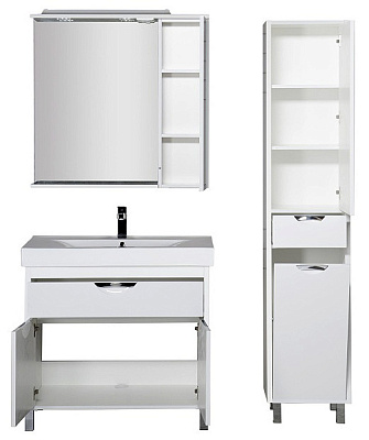 Мебель для ванной Aquanet Гретта 90 белая