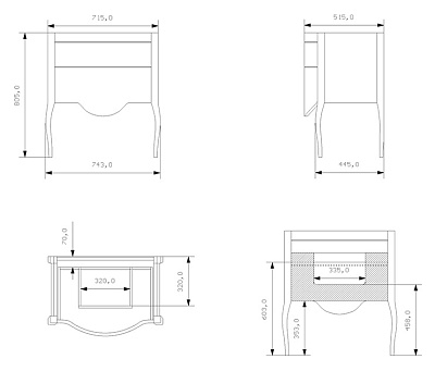 Тумба с раковиной Eban Sonia 75 белая