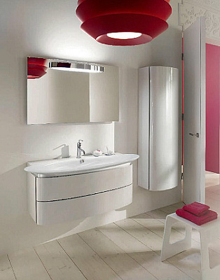 Тумба с раковиной Jacob Delafon Presquile 80 белый бриллиант