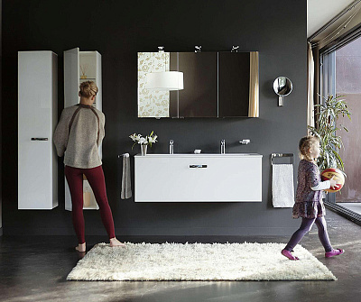 Мебель для ванной Keuco Royal Universe белая матовая 100 см
