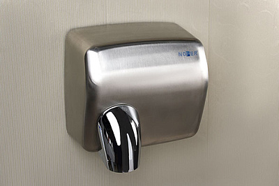 Сушилка для рук Nofer Cyclon c кнопкой 2450 W матовая 01101.S