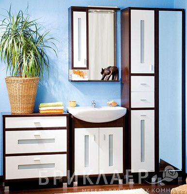 Зеркало-шкаф Бриклаер Бали 62 L