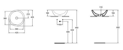 Рукомойник Ideal Standard Strada K078301  (45 см)